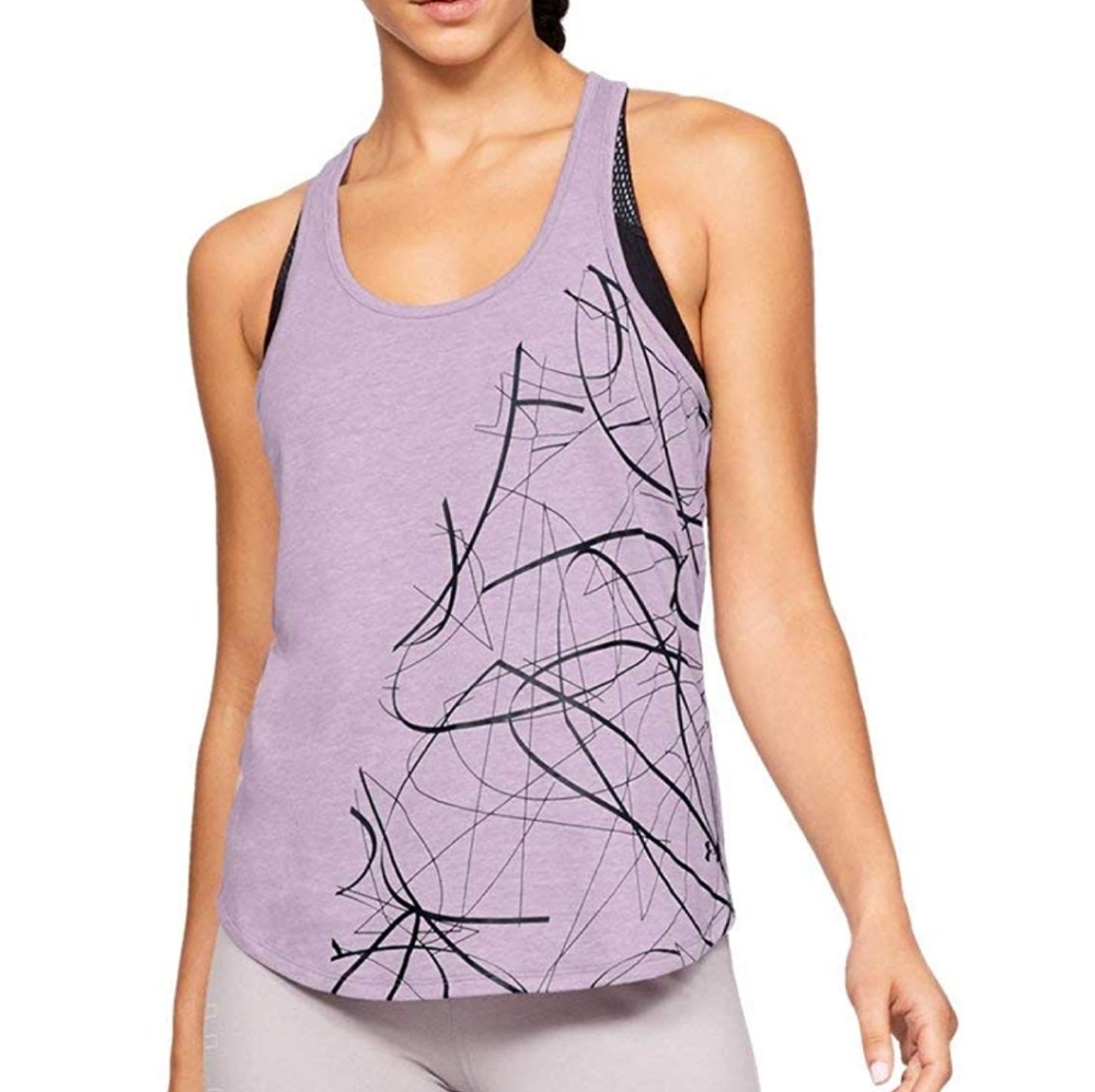 NWT Under Armour Abstract Graphic Flowy Tank